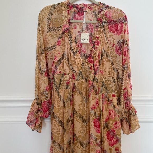 NWT! Free People Lena Midi Dress - Picture 5 of 10